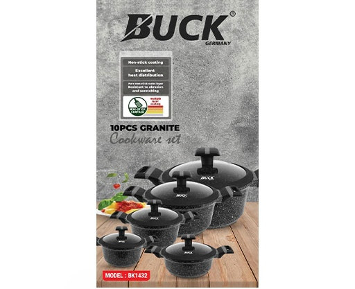 سرویس قابلمه 10 پارچه باک مدل BK1432