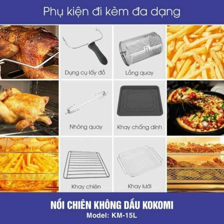 سرخ کن ۱۵ لیتر کوکومی مدل KM-15L