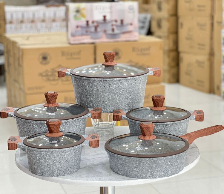 سرویس قابلمه 10 پارچه روگن مدل RU-7010