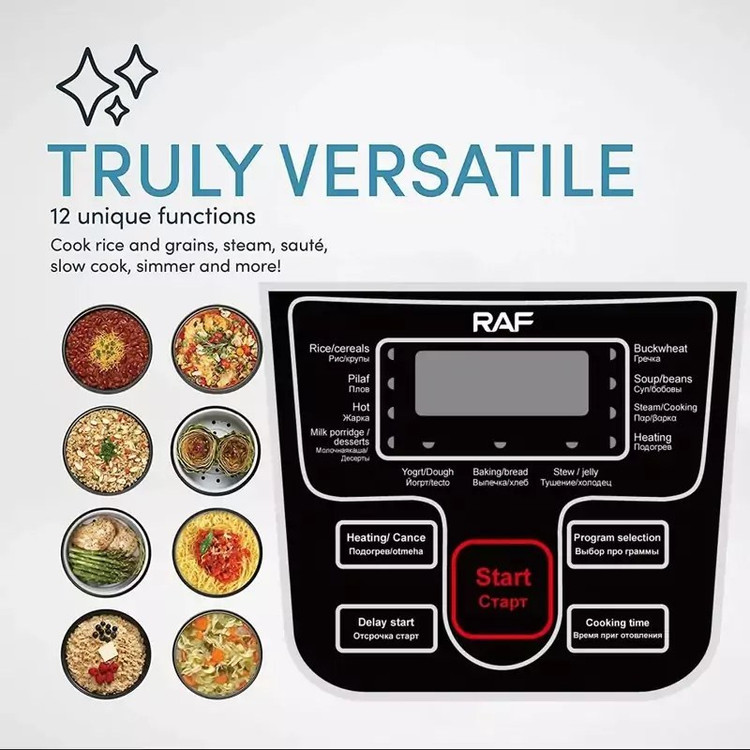 مولتی کوکر 5لیتری راف مدل R.166