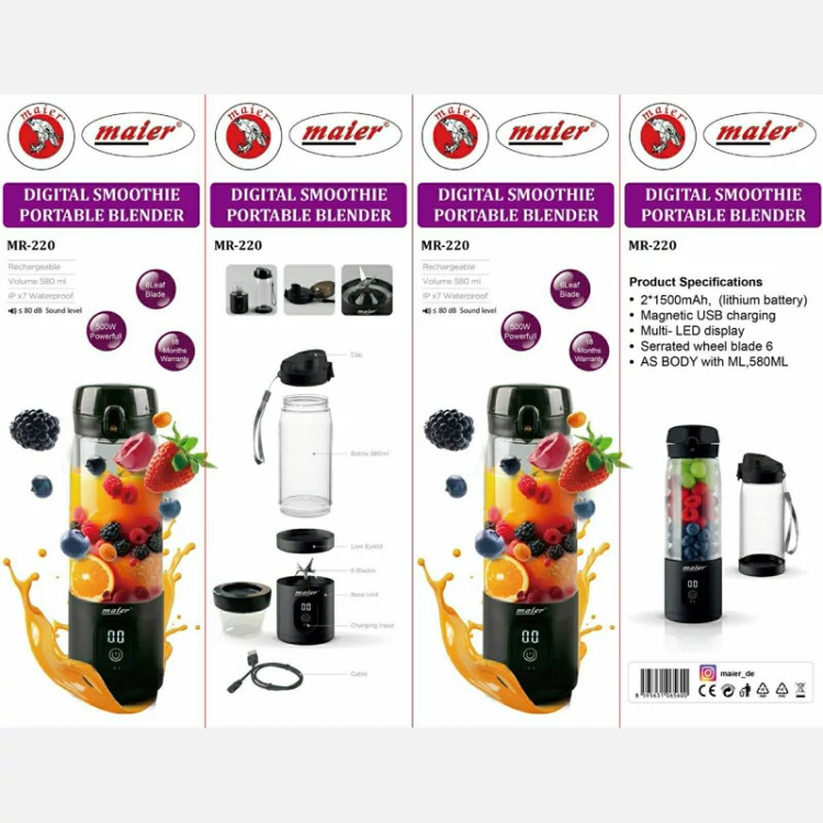 شیکر شارژی مایر مدل MR-220