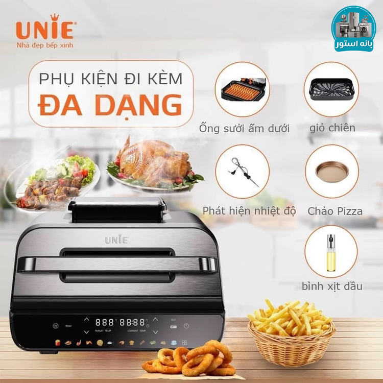 سرخ کن و گریل یونی مدل US-888