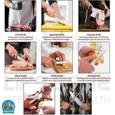 سرویس چاقو آشپزخانه لایف اسمایل مدل NSEL-18