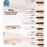 سرویس چاقو آشپزخانه لایف اسمایل مدل NSEL-18