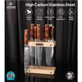 سرویس چاقو آشپزخانه لایف اسمایل مدل NSEL-18