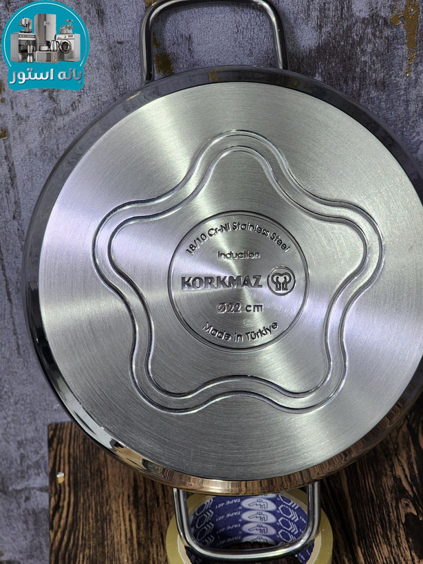 سرویس قابلمه 14 پارچه استیل کرکماز A1089