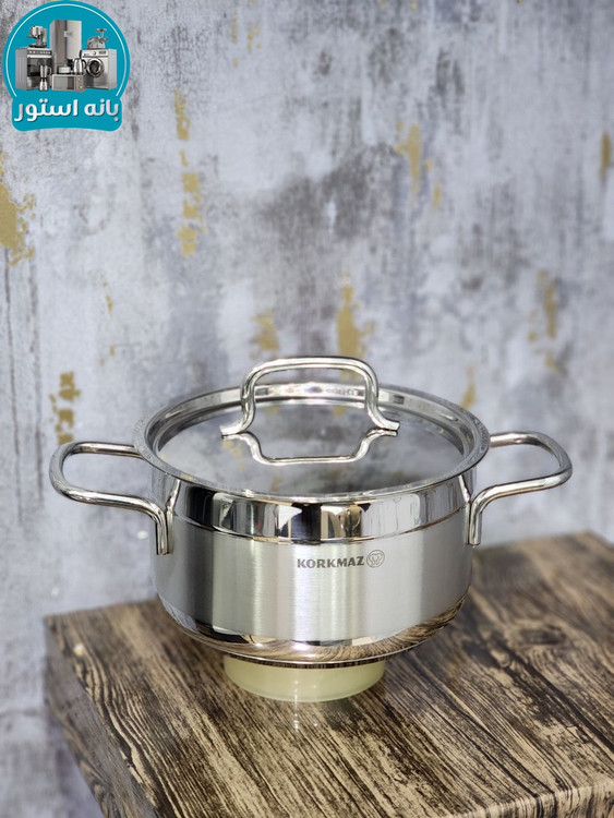 سرویس قابلمه 14 پارچه استیل کرکماز A1089