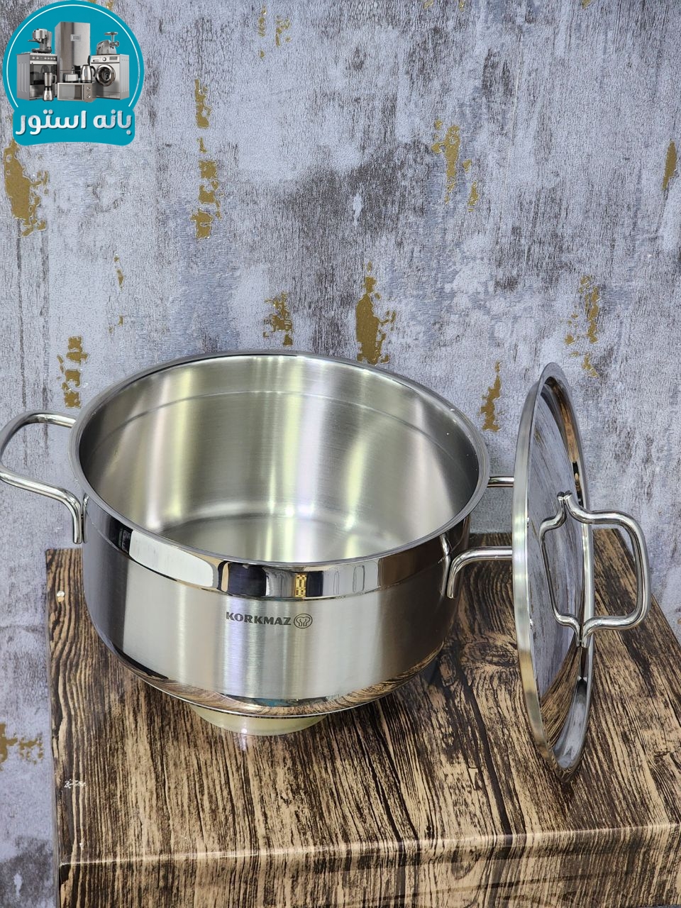 سرویس قابلمه 14 پارچه استیل کرکماز A1089