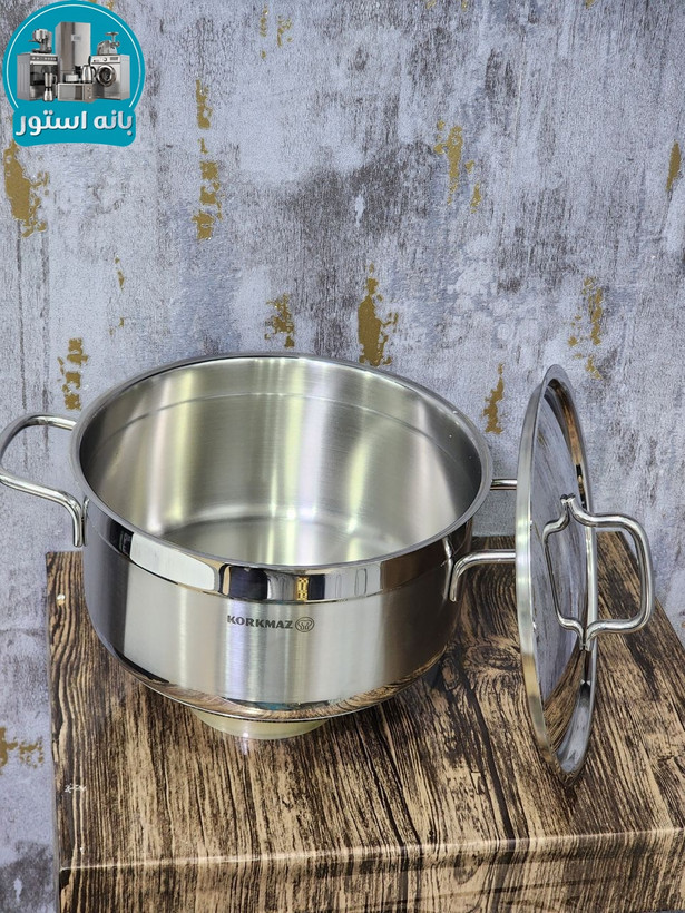 سرویس قابلمه 14 پارچه استیل کرکماز A1089