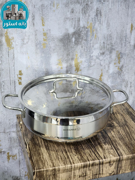 سرویس قابلمه 14 پارچه استیل کرکماز A1089