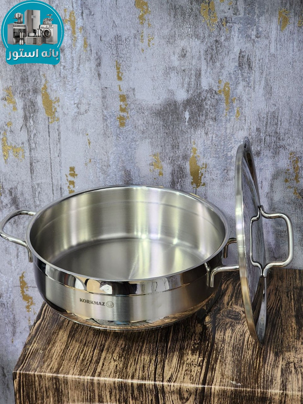 سرویس قابلمه 14 پارچه استیل کرکماز A1089