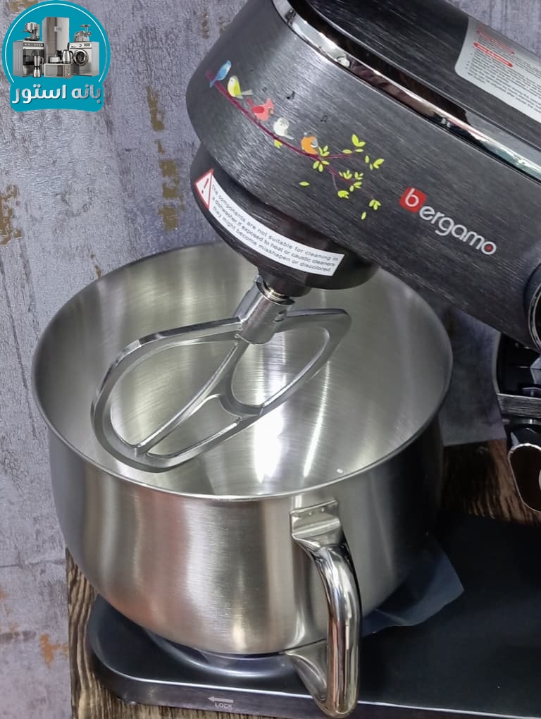 همزن 8 لیتر حرفه ای برگامو مدل BG-SM3593SDG