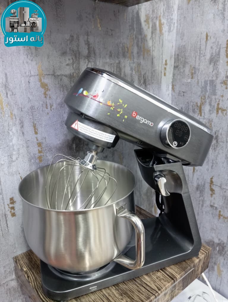 همزن 8 لیتر حرفه ای برگامو مدل BG-SM3593SDG