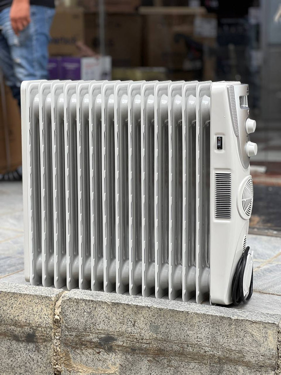 شوفاژ برقی 15پره ایوولی مدل EVOH-15FB/FW