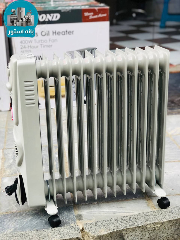 شوفاژ برقی 13پر فن دار پوند مدل AB7929