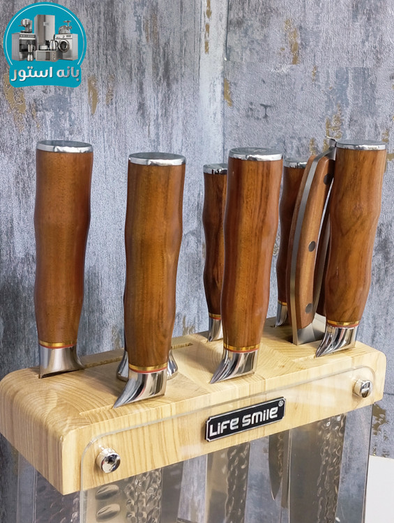 سرویس چاقو آشپزخانه لایف اسمایل مدل NSEL-18