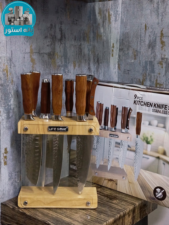 سرویس چاقو آشپزخانه لایف اسمایل مدل NSEL-18