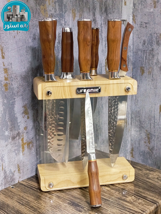 سرویس چاقو آشپزخانه لایف اسمایل مدل NSEL-18