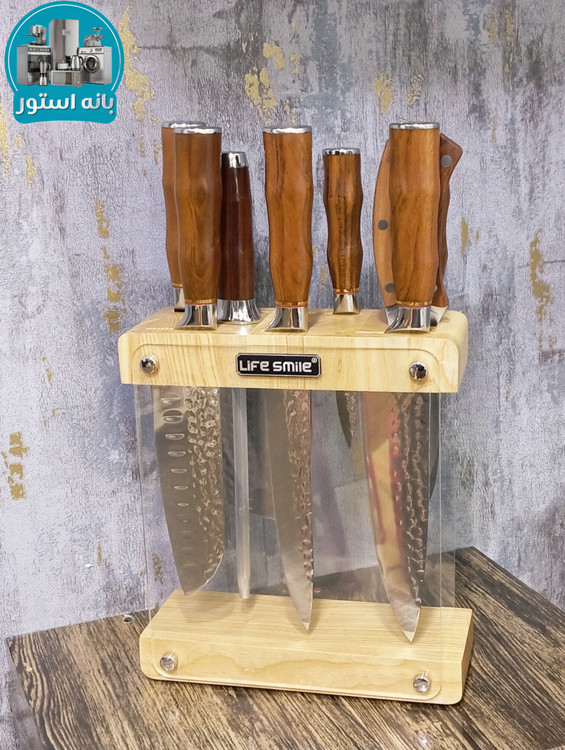 سرویس چاقو آشپزخانه لایف اسمایل مدل NSEL-18