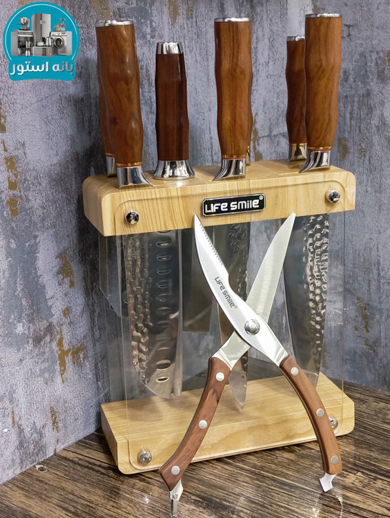 سرویس چاقو آشپزخانه لایف اسمایل مدل NSEL-18