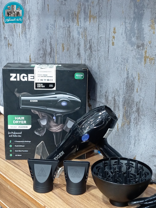 سشوار حرفه ای زیگن مدل ZG420HD
